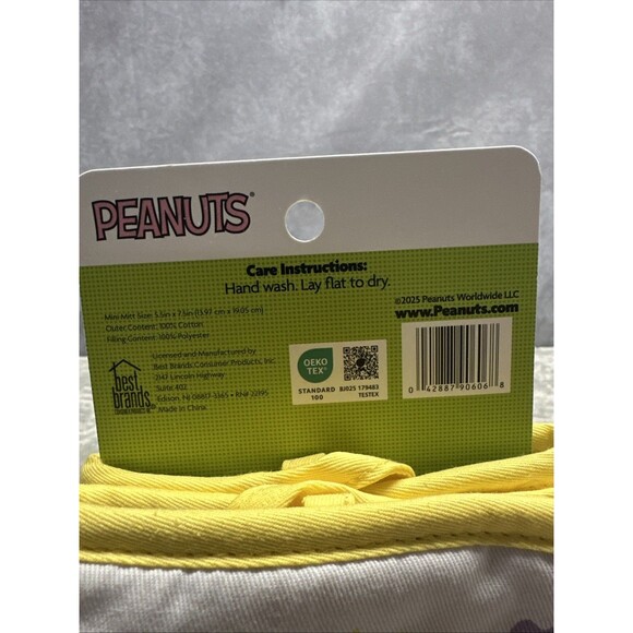 Peanuts Snoopy Woodstock 2 Pack Yellow Spring Easter Kitchen Oven Mini Mitts New - Picture 4 of 4